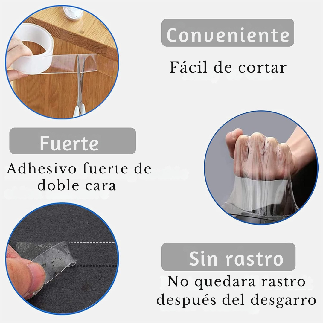 NanoFix – Cinta Adhesiva Reutilizable
